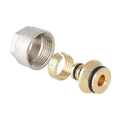 Соединитель обжимной 20 (2.0) х 3/4' EK для металлопластиковой трубы VALTEC VT.4420.NE.20 IV4420202