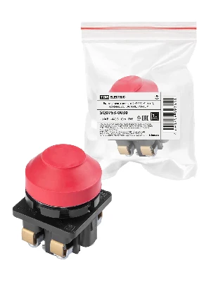 Выключатель кнопочный КЕ 081-У1-исп.3, красный, 2р, 10A, 660B, IP66 TDM