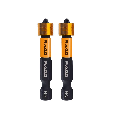 Биты с магнитным ограничителем PH2 x 50 мм 2 шт для ДСП гипсокартона