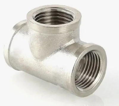 Тройник ВВВ 1/2'х1/2'х1/2' никелированный Aquadeel BFN-011-203