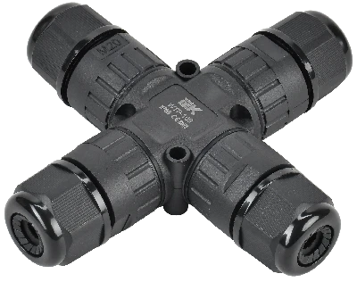 Коннектор кабельный герметичный WTP-108 3 PIN IP68 IEK UWC10-X-024-3-68