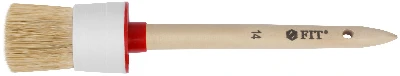 Кисть круглая, натуральная светлая щетина №14 (50 мм) FIT 1308 01308