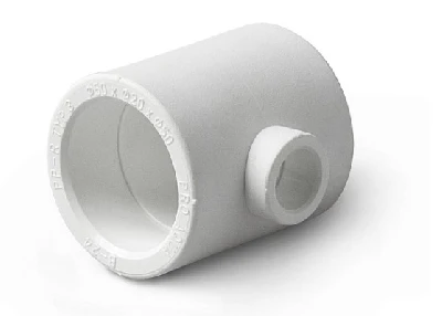 Тройник переходной 40 х 25 х 40 полипропиленовый PPR белый PRO AQUA PA14541P