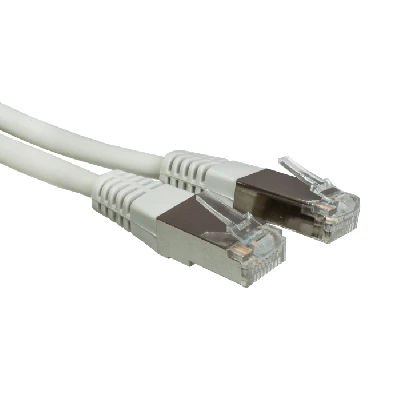 Патч-корд FTP 5e 4x2 26AWG (7x0.16mm) Cu LSZH серый 1м SUPRLAN 10-0716