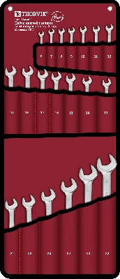 Набор ключей гаечных комбинированных серии ARC, 6-32 мм, 20 предметов Thorvik W3S20TB 052608