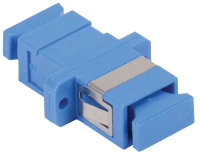 Адаптер проходной SC-SC для одномодового и многомодового кабеля (SM/MM) с полировкой UPC одинарного исполнения (Simplex)