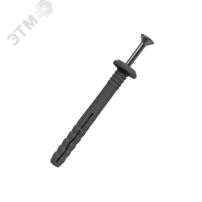 Дюбель-гвоздь 6х80 полипропилен гриб 100 шт Крепдил 4151-100