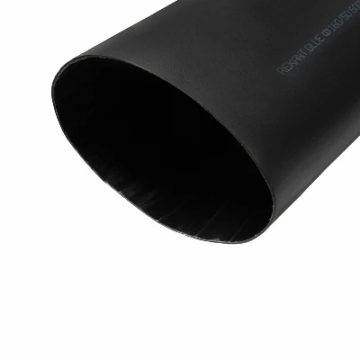 Трубка термоусадочная клеевая СТТК (3-4:1) 160/50 мм, среднестенная черная, 1 шт. по 1 м