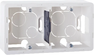 Коробка накладного монтажа 2 поста INSPIRIA белый Legrand 673990