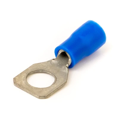 Наконечник кабельный НКИ 2.5-10 изолированный фланец синий (50шт) DKC 2B10P