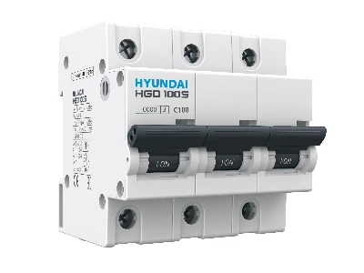 Выключатель автоматический модульный трехполюсный 80А 10кА С HGD