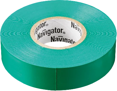 Изолента ПВХ зеленая 15мм 20м Navigator Group 71106 17353