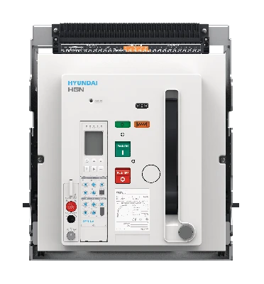 Воздушный выключатель серии HGN, арт. HGN20B3BM2C2S254MBAEL (2000А, 3P, 100кА, выкатной c горизонтальным расположением шин, реле GPR-LP, с моторным приводом AC/DC 220В (катушка вкл. AC/DC 220В, катушка откл. AC/DC 220В))