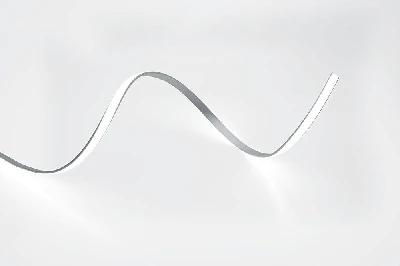 Профиль накладной гибкий алюминиевый 2м серебро матовый экран 2 заглушки 4 крепежа для светодиодных лент Feron FERON CAB264 10361