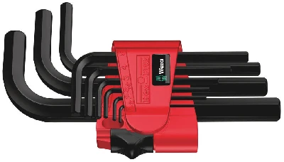 Набор Г-образных ключей 1.5 - 10 мм 9 предметов. 950/9 Hex-Plus BlackLaser 7 Wera WE-021737