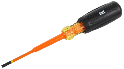 Отвертка диэлектрическая SLIM SL4,0х100 Т3 ARMA2L 5 IEK A2L5-SC31-T3-SL-40-100