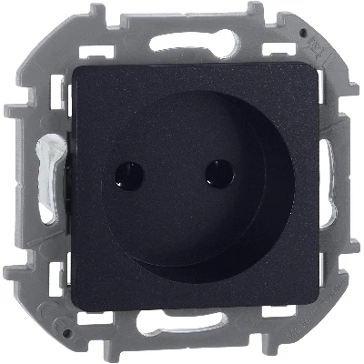 Розетка 2К 16 А 250 В~ INSPIRIA антрацит Legrand 673713