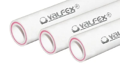 Труба полипропиленовая 20 х 2.8 SDR 7.4 PN 20 PPR армированная стекловолокном белая, хлыст хлыст 4м Valfex 10105020