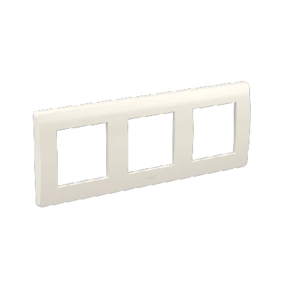 BRAVA Рамка 3 поста 6 модулей белая DKC 75013W
