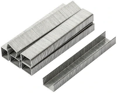 Скобы для степлера закаленные 11.3 мм х 0.7 мм, (узкие тип 53) 8 мм, 1000 шт КУРС 31362