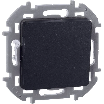 Переключатель одноклавишный INSPIRIA 10 AX 250 В~ антрацит Legrand 673653