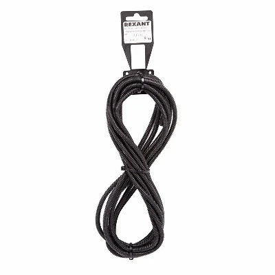 Труба гофрированная ПП d-4,7мм, разрезная (5 м) автомобильная