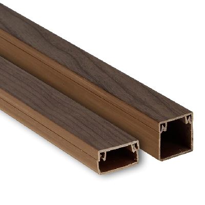 Канал кабельный 15х10 (тём. дерево) -Plast EKF kk-15-10d