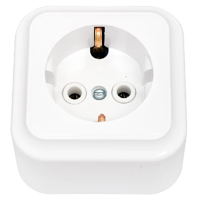 Беларусь Розетка наружная с заземлением БелТИЗ РА16-254 Розетка РА16-254