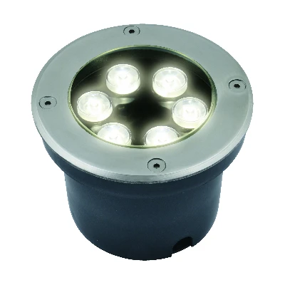 Светильник светодиодный уличный ULU-B11A-6W/2700K IP67 GREY Архитектурный встраиваемый. Теплый белый свет (2700К). Корпус серый