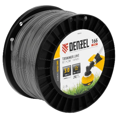 Леска для триммера двухкомпонентная звезда, 3,0мм х 166м, на DIN катушке EXTRA CORD