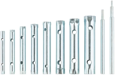 Ключи трубчатые, набор 10 шт (6-22 мм) FIT 63740