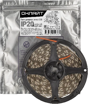 Лента светодиодная OLS-5050CW60-14.4-IP20-12V 5м