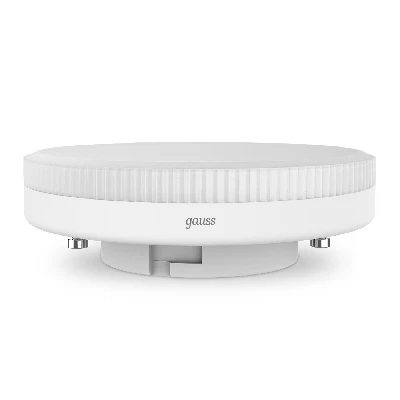 Лампа светодиодная LED 8 Вт 690 лм 4100К AC150-265В GX53 таблетка нейтральный Black GAUSS 108008208