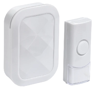 Звонок беспроводной ДЗБ3-36М (36 мелодий) белый IEK EZD21-03-AAA-K01