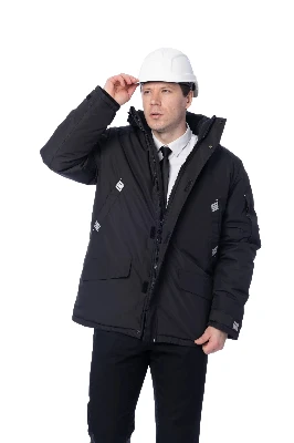 Зимняя куртка-парка KW204, черный (2XL)