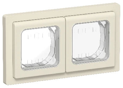 FLITE Рамка 2-местная IP55 Рпро-2-55-ФлСл сливочный IEK
