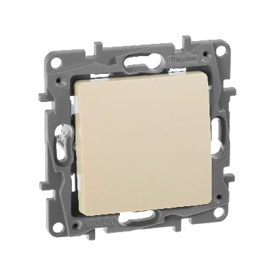 ETIKA Переключатель одноклавишный слоновая кость винтовые зажимы 10A Legrand 672305