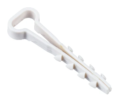 Дюбель-хомут 5х10мм для плоского кабеля нейлон белый (25шт/упак) IEK UDH14-05-10-025-K01