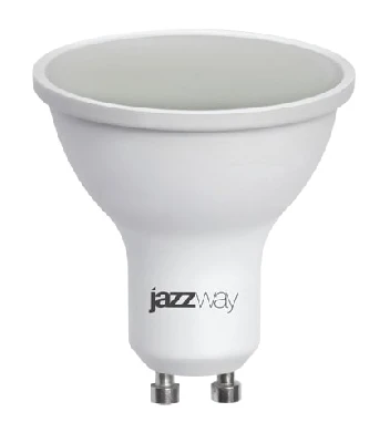 Лампа светодиодная LED 9Вт MR16 GU10 теплый JazzWay 2859693A