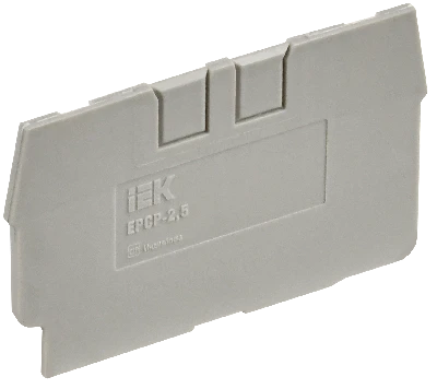 Заглушка для CP 2,5мм2 серая IEK YCT20-00-K03-002-ZGL
