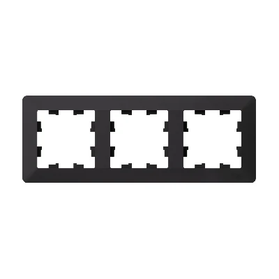 ATLASDESIGN AIR 3-постовая РАМКА, КАРБОН/дымчатый черный