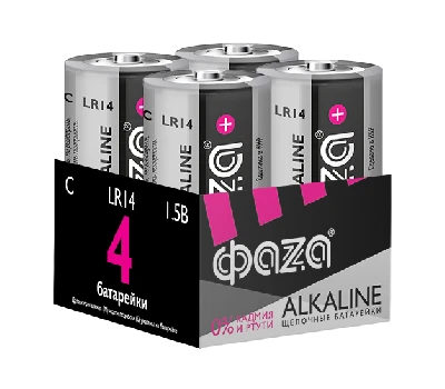 Элемент питания LR14 Super Alkaline, блистер,4шт