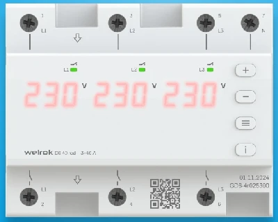 Реле напряжения D6-40 red