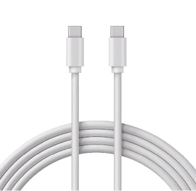 Кабель Type-C - Type-C PD 60W, 1m, PVC, white, 18-1831,