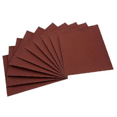 Шлифлист на бумажной основе, P 80, 230 х 280 мм, 10 шт., влагостойкий