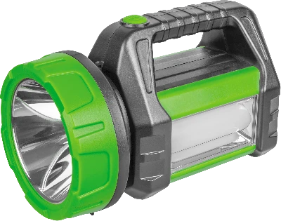 Фонарь светодиодный NPT-SP18-ACCU 5Вт+20LED 250лм 450м аккумуляторный прожектор+кемпинг пластик 2Ач Navigator Group 14032 21418