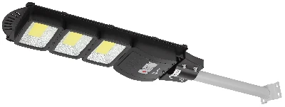 Консольный светильник на солн. бат.,COB,с кронштейном,60W,с датчи. движ.,ПДУ,1100lm, 5000К, IP65