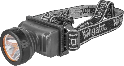Фонарь светодиодный NPT-H10-ACCU 2Вт LED аккумуляторный налобный пластик Navigator Group 61284 20120