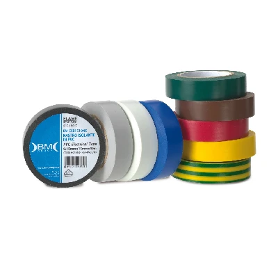 Изолента ПВХ 19 мм x 25 м, цвет белый BM Group BM-ESB1925BI