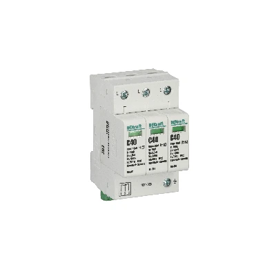 Ограничитель перенапряжения трехполюсный ОП-101 3п 40кА C Dekraft 18017DEK